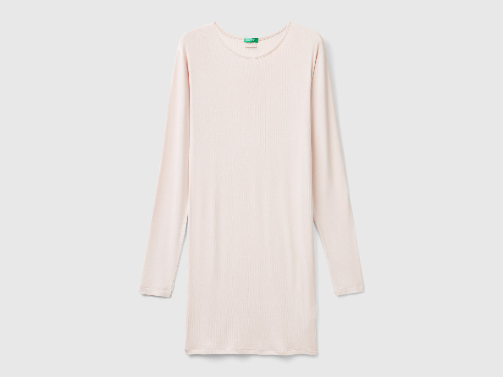 camisón de viscosa da donna rosa tenue | Benetton Outlet