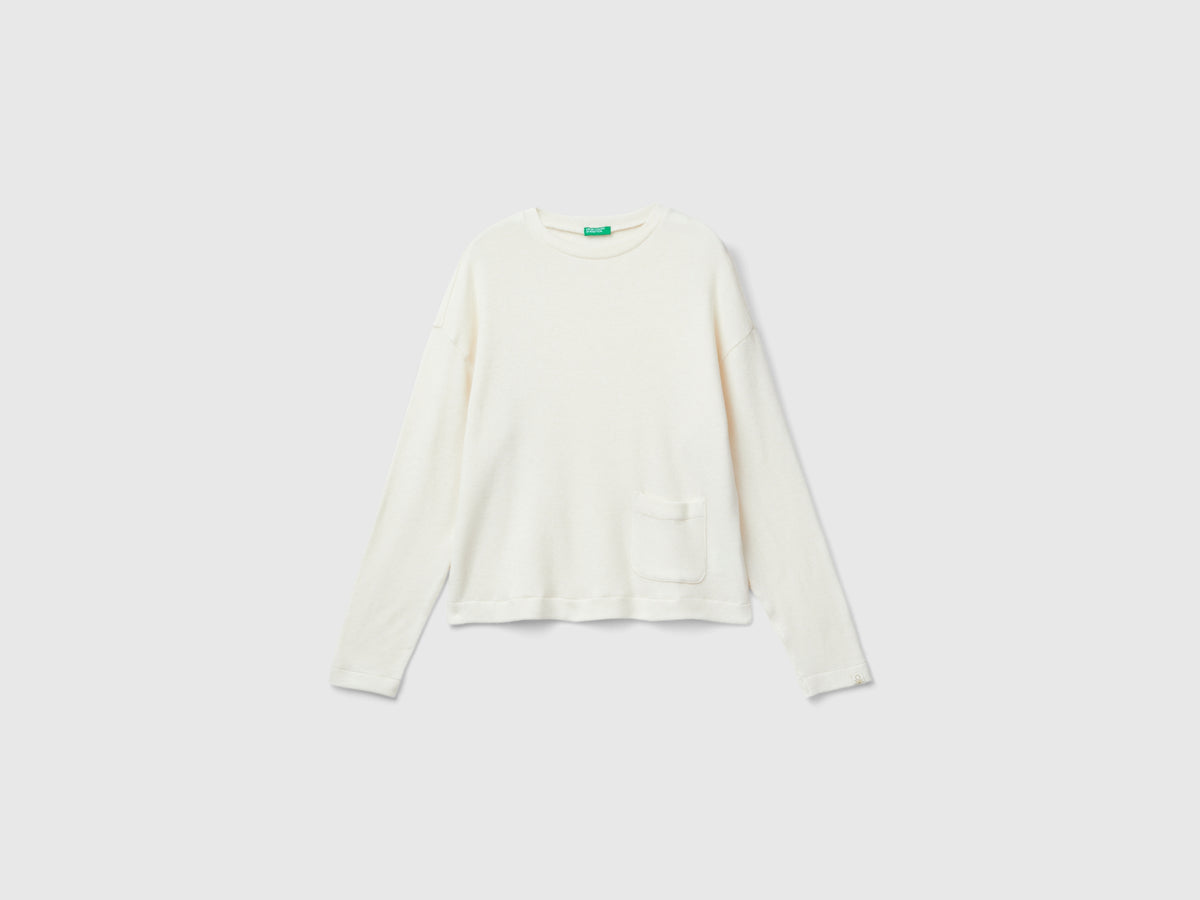 Maglia in caldo cotone stretch