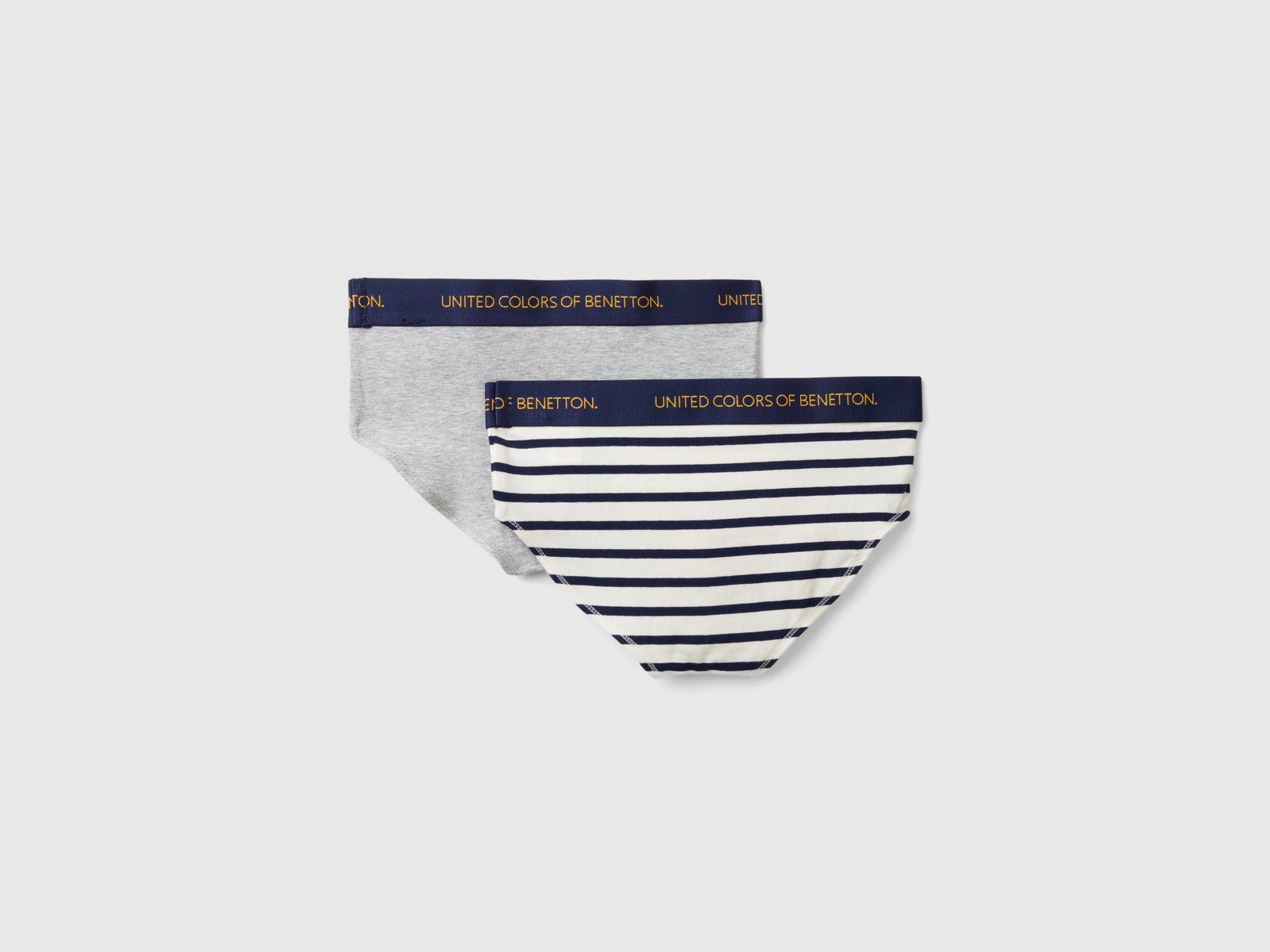 Due slip in cotone bio stretch da bambino multi-color 2 | Benetton Outlet