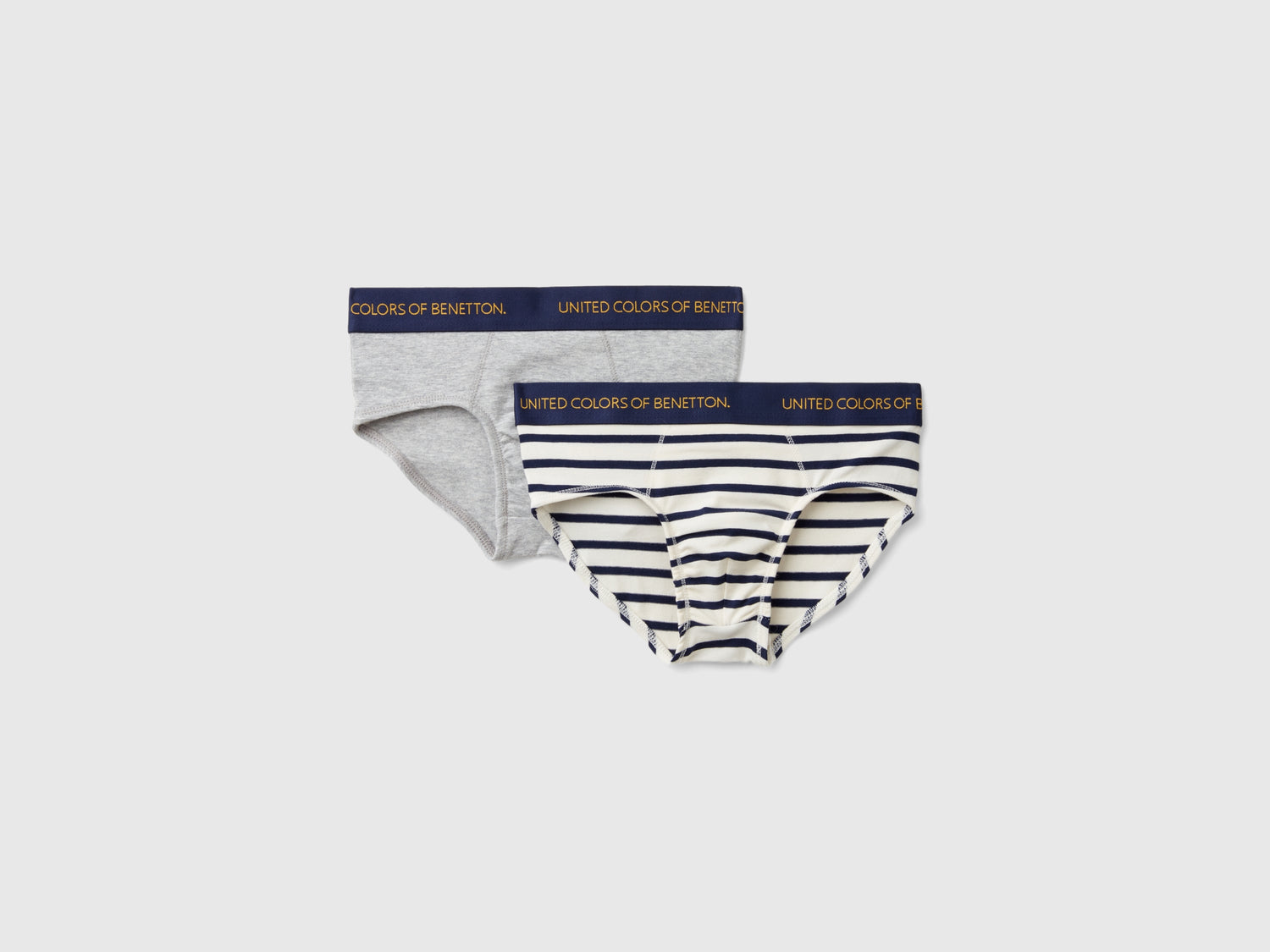 Due slip in cotone bio stretch da bambino multi-color | Benetton Outlet