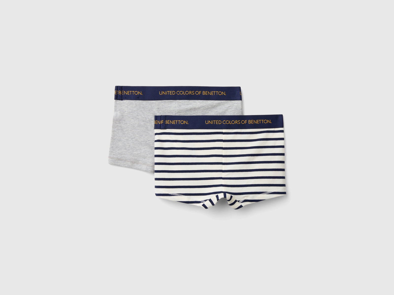 Due boxer in cotone bio stretch da bambino multi-color 2 | Benetton Outlet