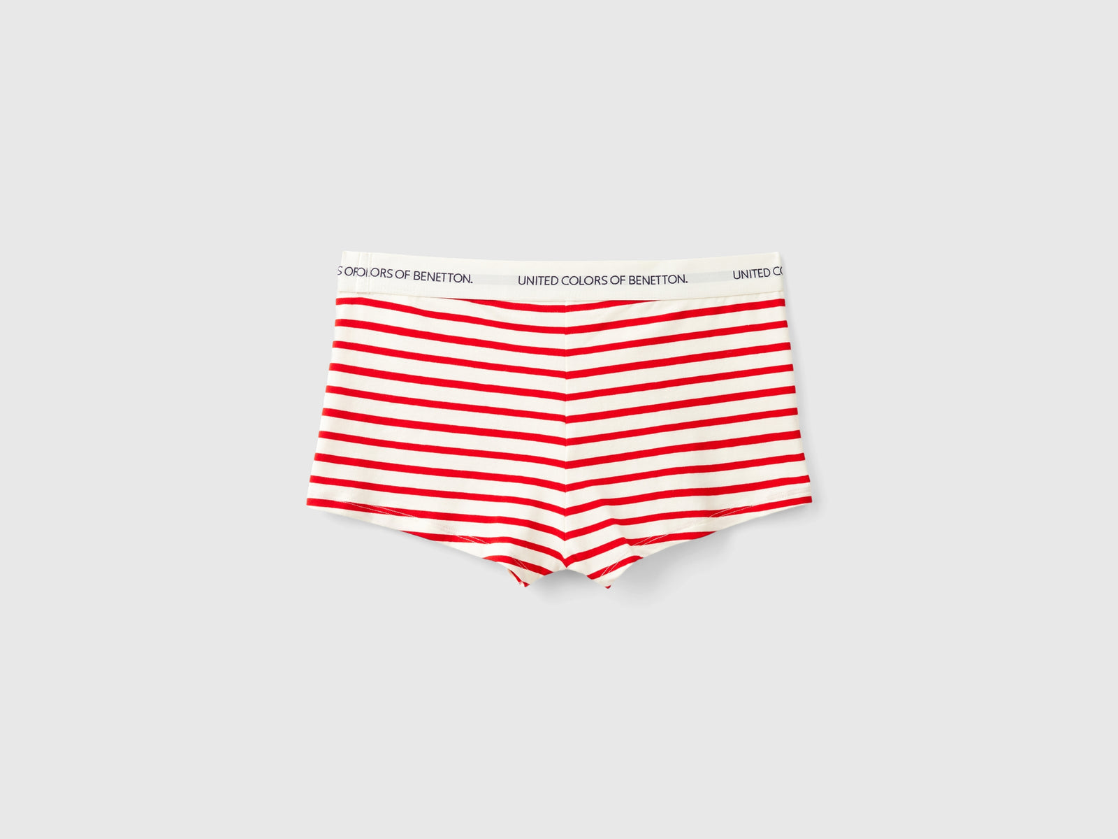 Boxer a righe in cotone bio stretch da uomo multi-color 2 | Benetton Outlet