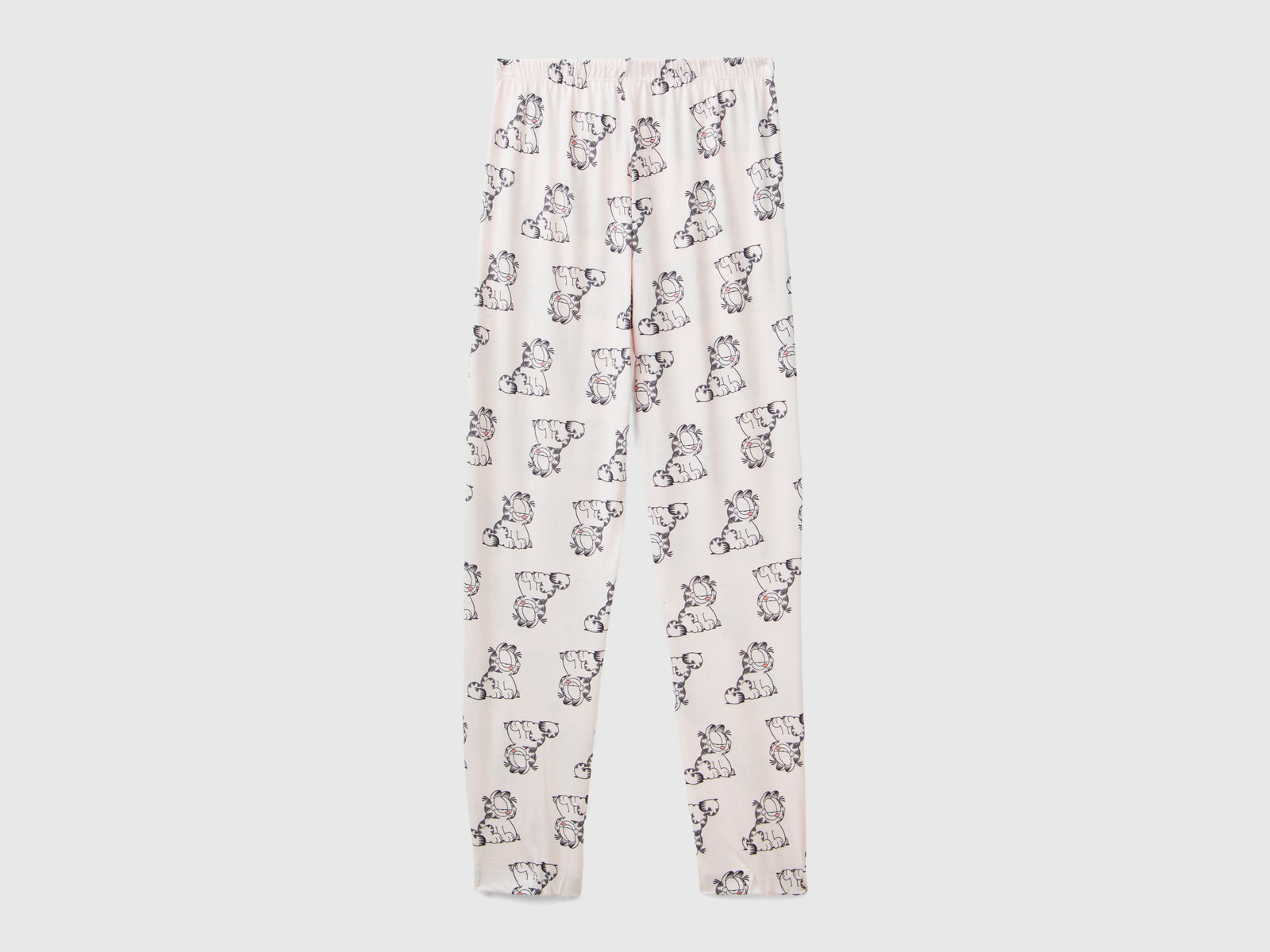 Pantaloni da pigiama Garfield ©2024 by Paws, Inc. da donna bianco 2 | Benetton Outlet