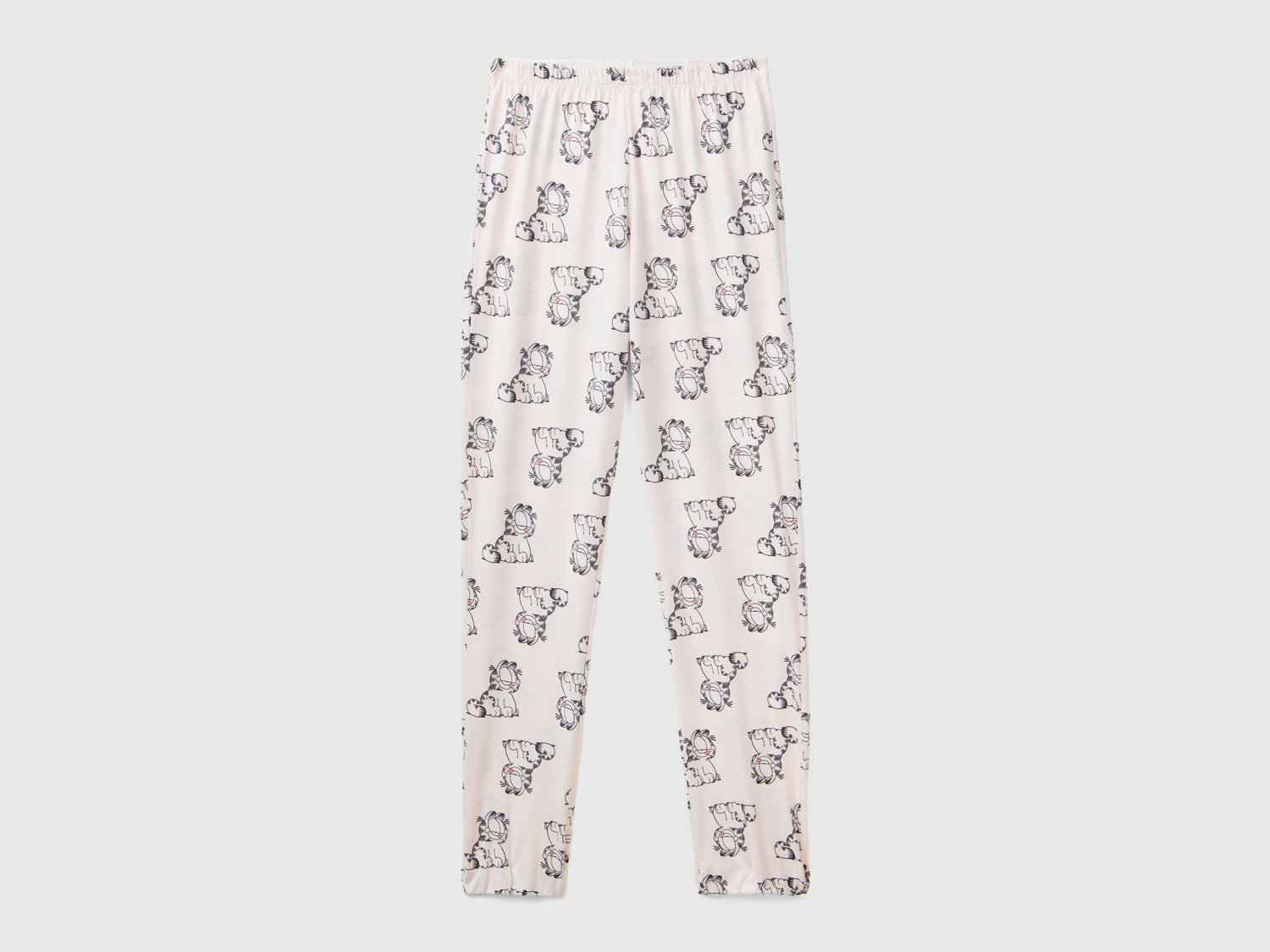 Pantaloni da pigiama Garfield ©2024 by Paws, Inc. da donna bianco | Benetton Outlet