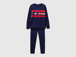 Pijamas de algodón de fibra larga