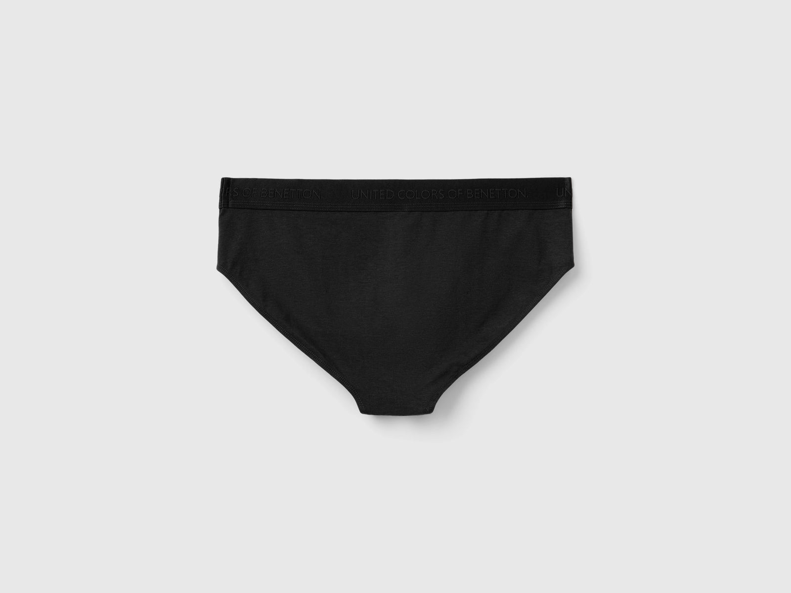 Slip in misto lyocell da uomo nero 2 | Benetton Outlet