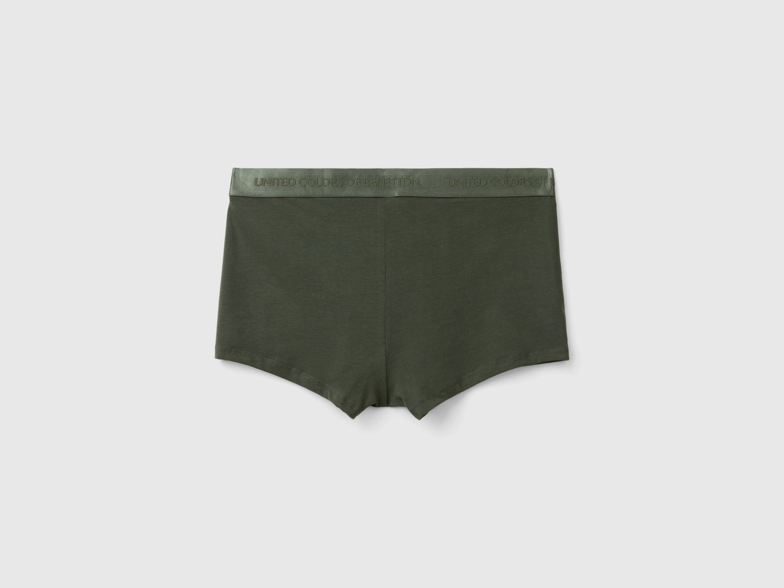 Boxer in misto lyocell da uomo verde militare 2 | Benetton Outlet