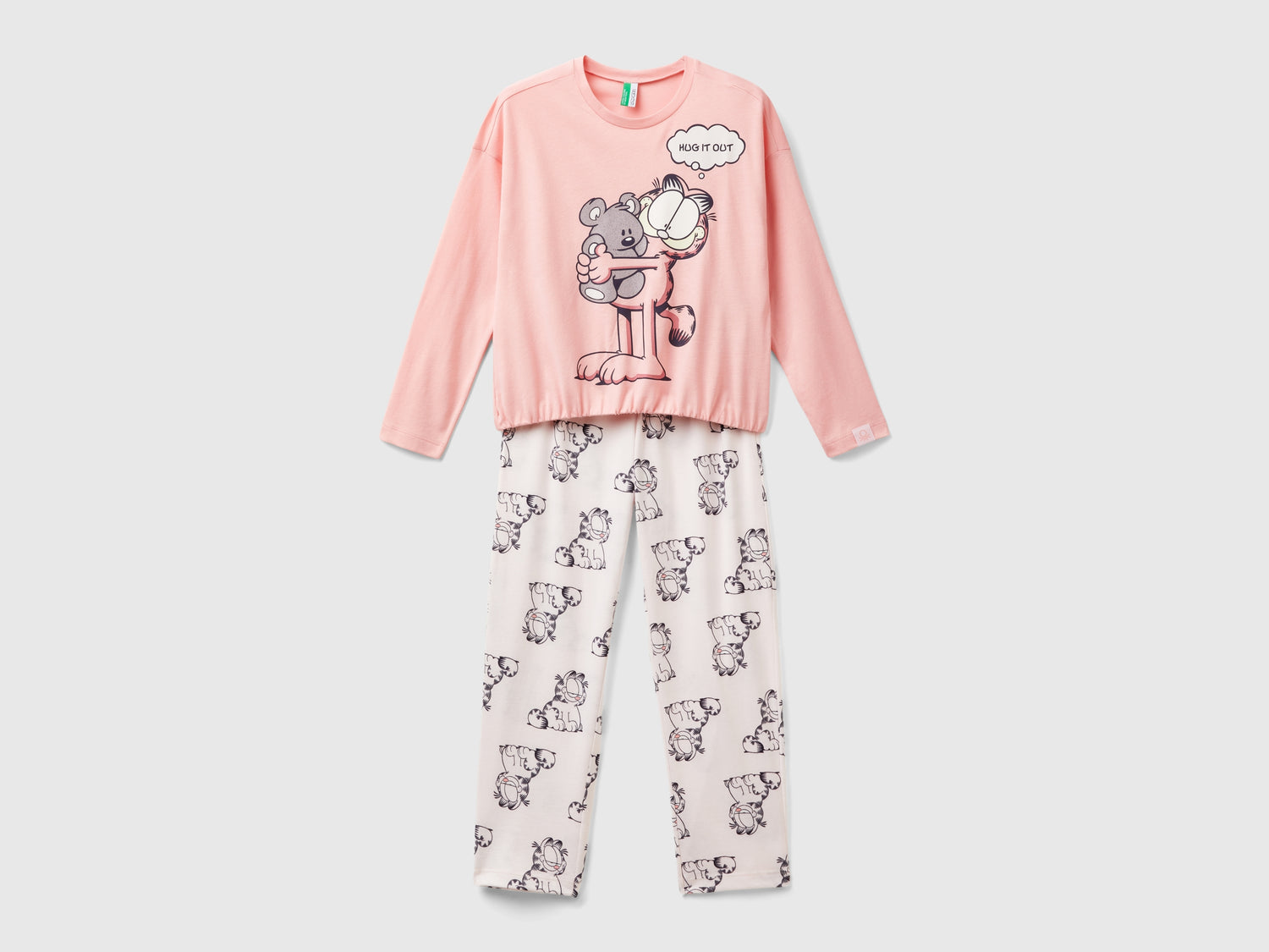 Pigiama Garfield ©2024 by Paws, Inc. da bambina rosa | Benetton Outlet