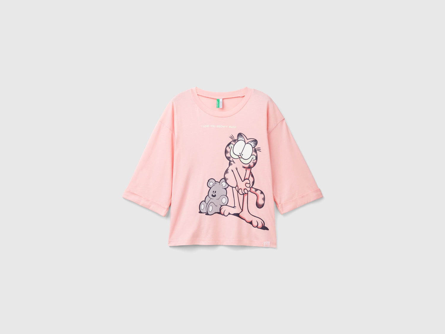 Camiseta de Garfield ©2024 por Paws, Inc. da donna rosa | Benetton Outlet