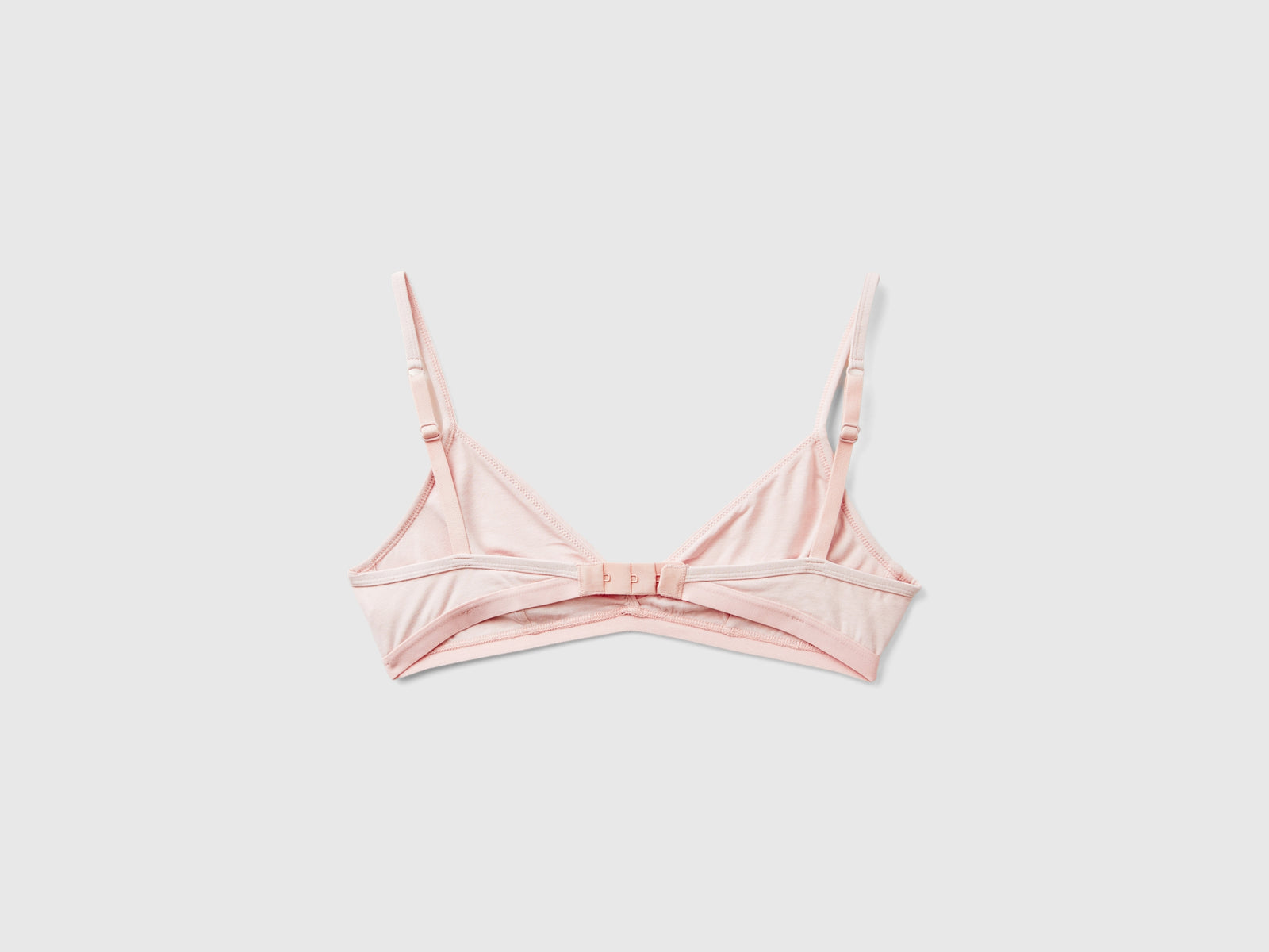 Reggiseno a triangolo in cotone bio stretch da donna rosa tenue 2 | Benetton Outlet