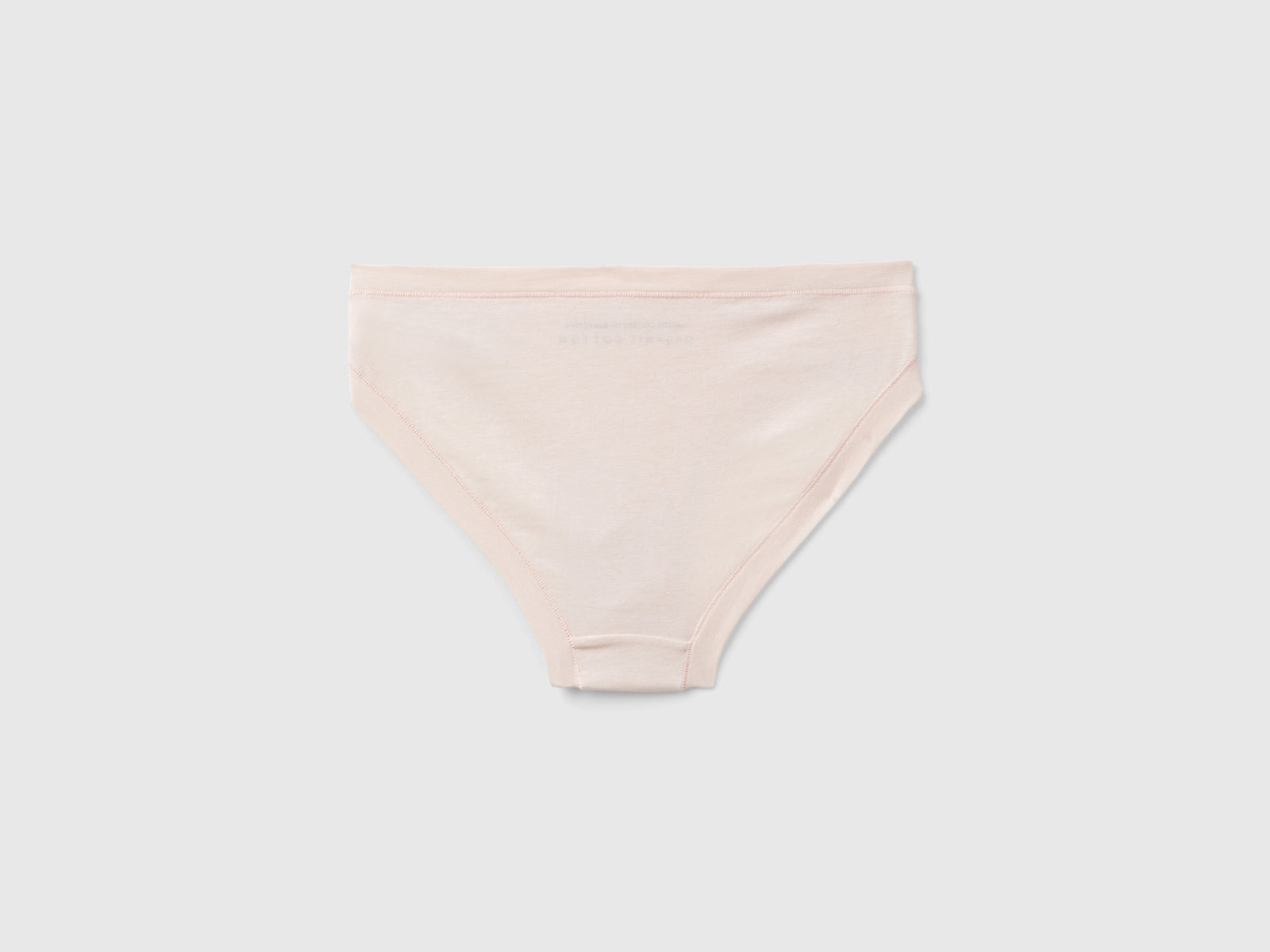 Braguitas de cintura baja de algodón orgánico superelástico da donna rosa tenue 2 | Benetton Outlet