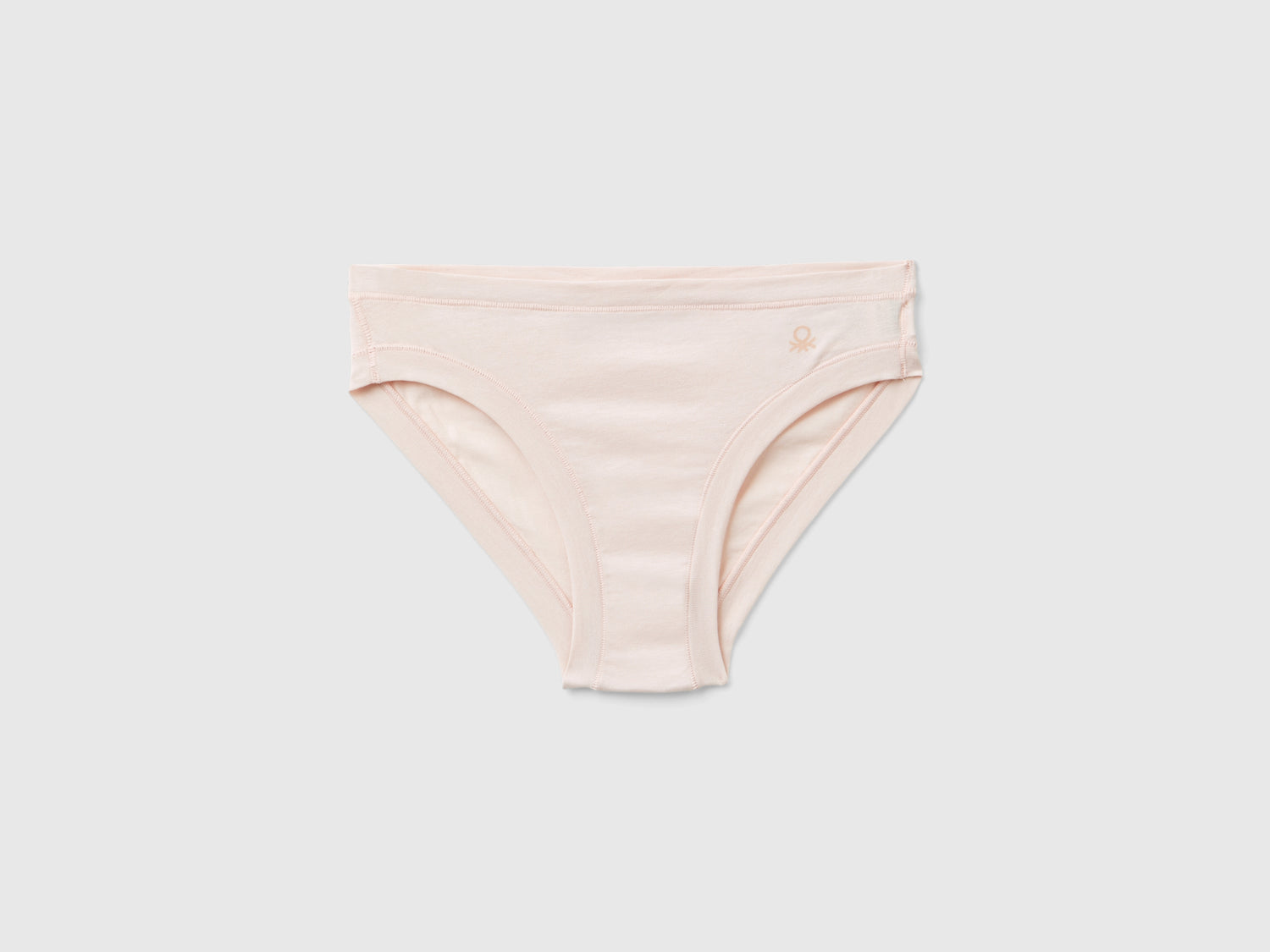 Braguitas de cintura baja de algodón orgánico superelástico da donna rosa tenue | Benetton Outlet
