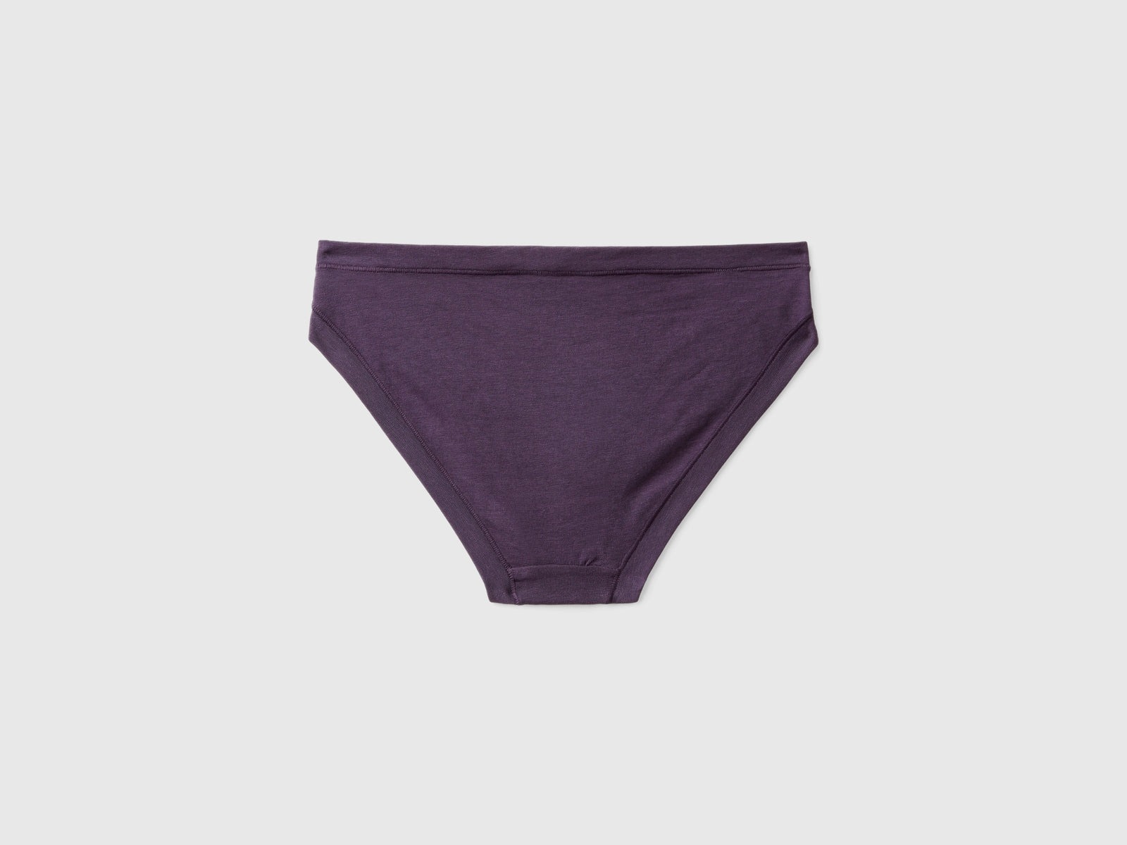 Braguitas de cintura baja de algodón orgánico superelástico da donna malva scuro 2 | Benetton Outlet