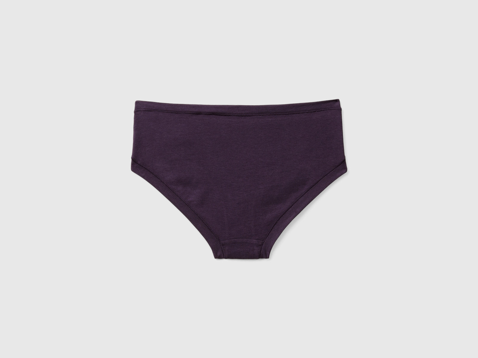 Slip fianco alto in cotone bio super stretch da donna malva scuro 2 | Benetton Outlet