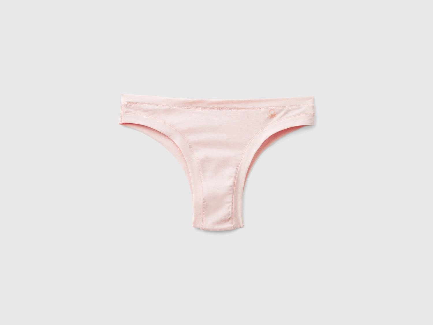 Braguita brasileña de algodón orgánico súper elástica da donna rosa tenue | Benetton Outlet