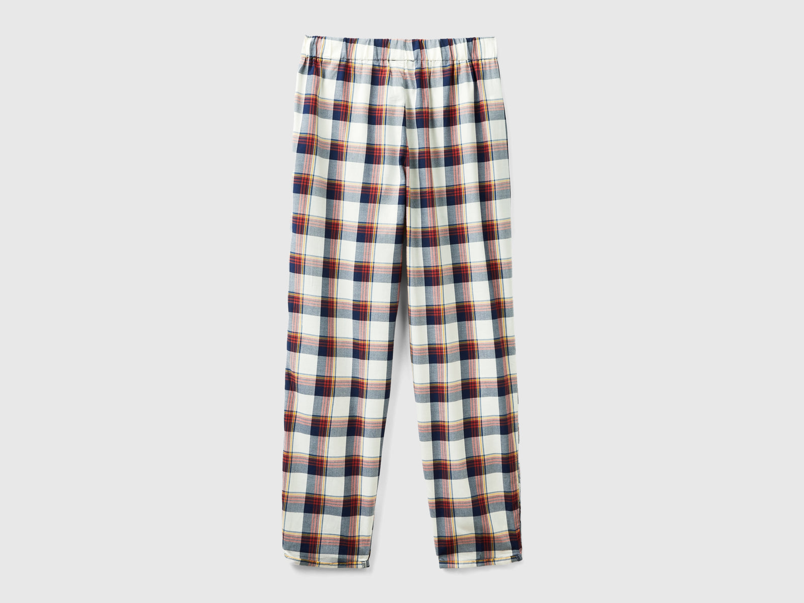 Pantaloni principe di Galles da donna multi-color 2 | Benetton Outlet
