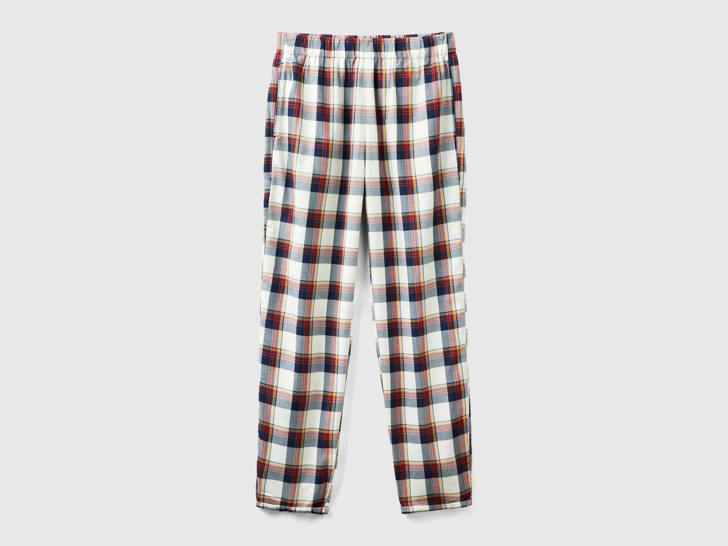 Pantaloni principe di Galles da donna multi-color | Benetton Outlet
