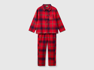 Pigiama tartan in flanella