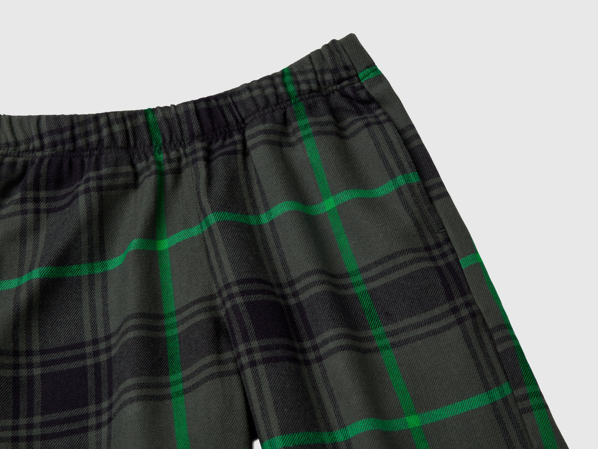 Pigiama tartan in flanella