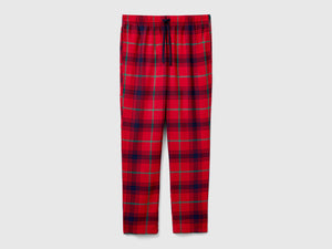 Pantalones de franela a cuadros