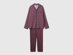 Pijama de viscosa estampada