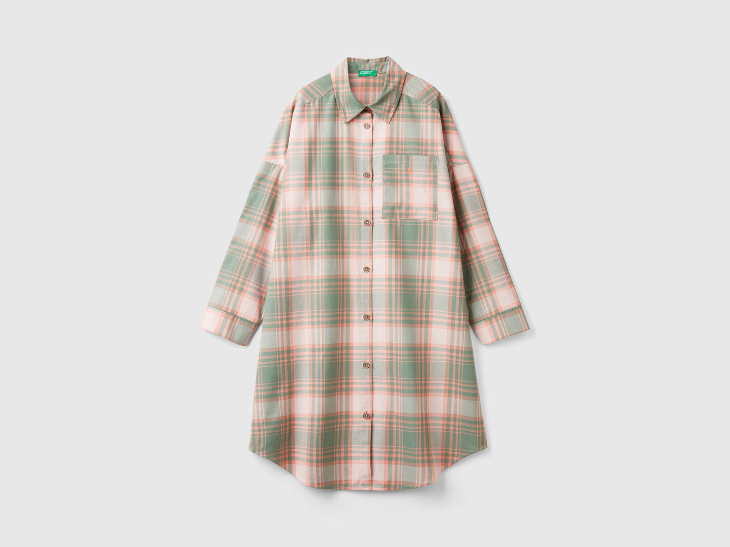 camisón de tartán da donna multi-color | Benetton Outlet