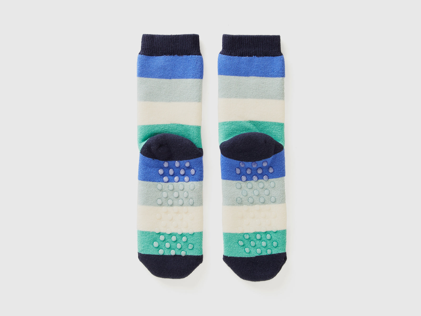 Calzini antiscivolo e blu da bambino multi-color 2 | Benetton Outlet