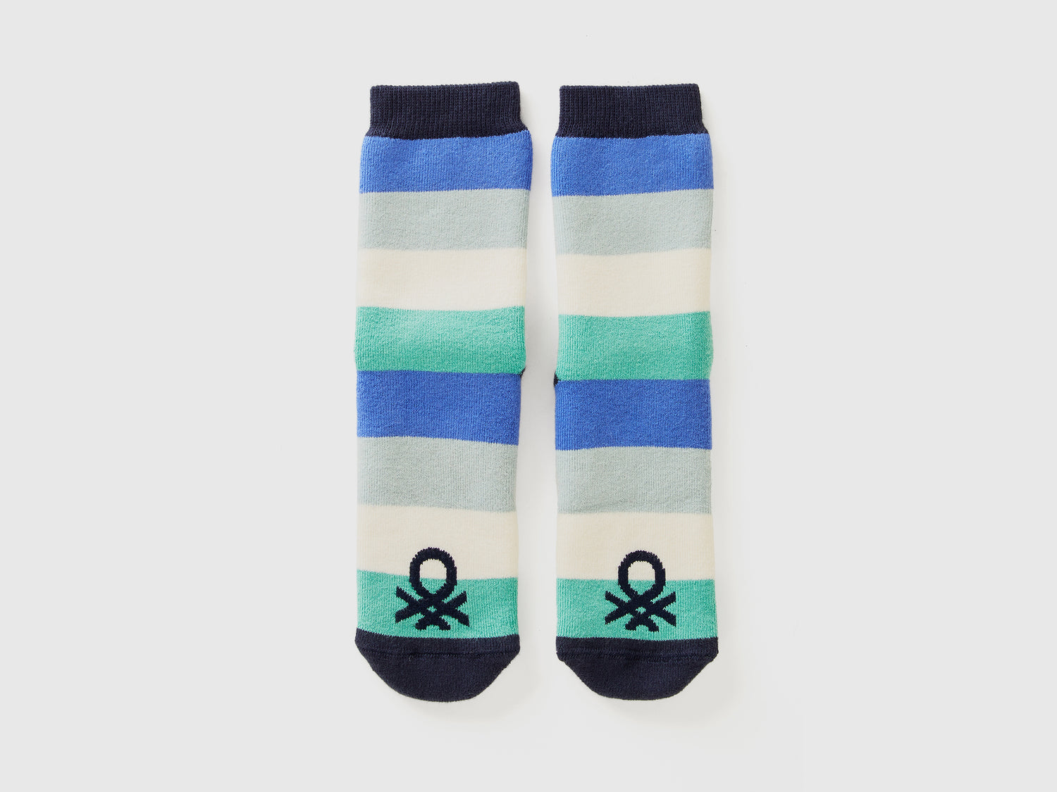 Calzini antiscivolo e blu da bambino multi-color | Benetton Outlet