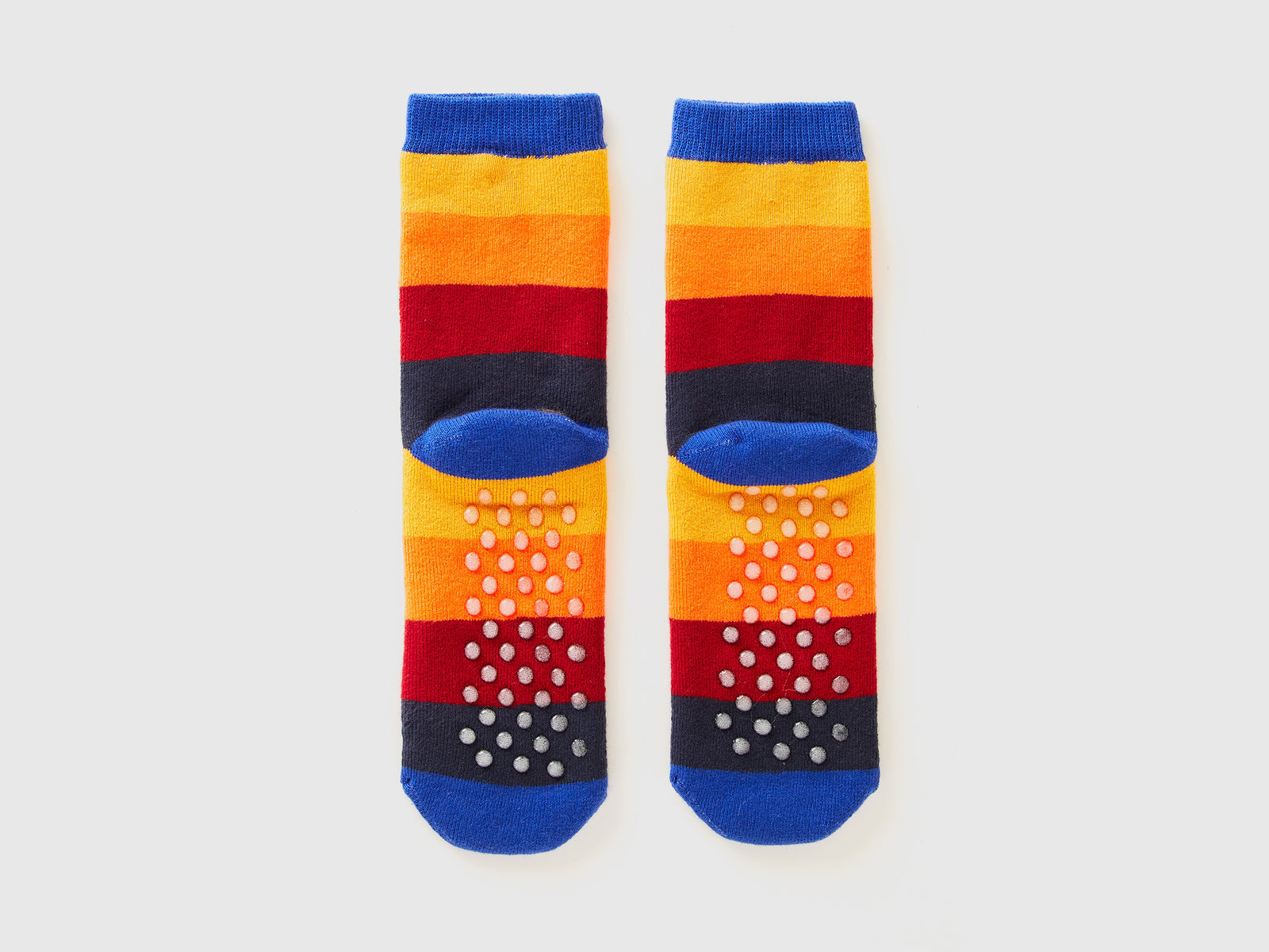 Calzini antiscivolo a righe da bambino multi-color 2 | Benetton Outlet