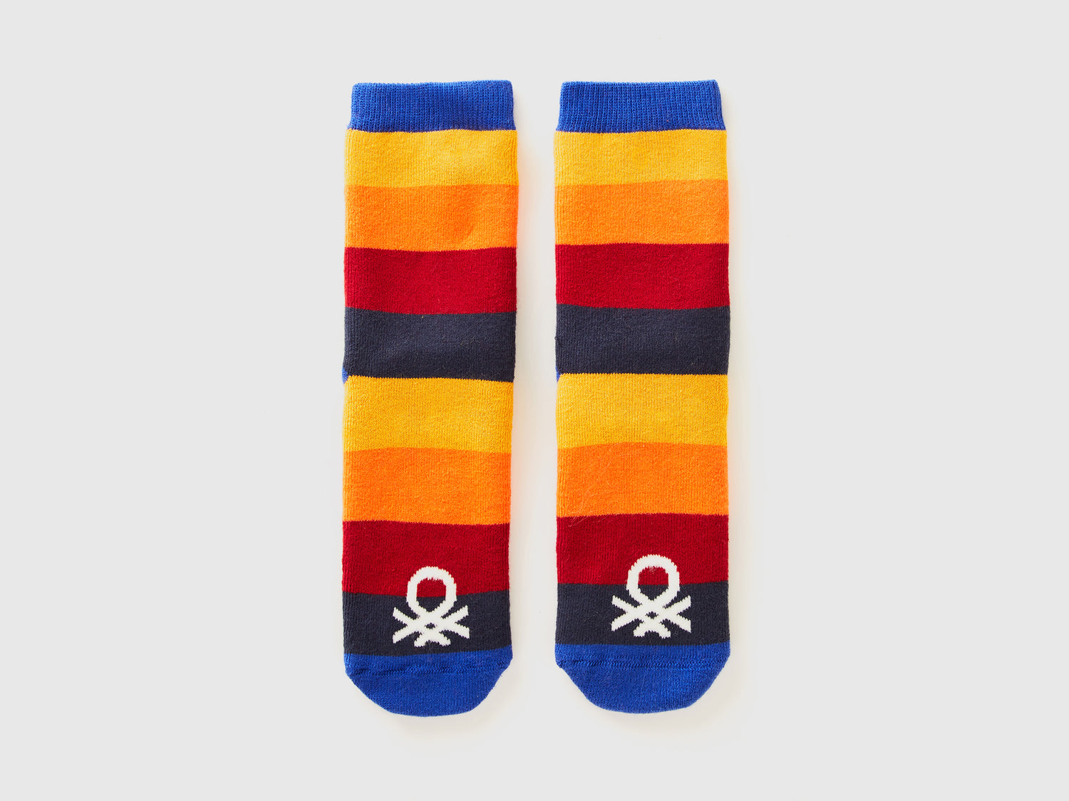 Calzini antiscivolo a righe da bambino multi-color | Benetton Outlet