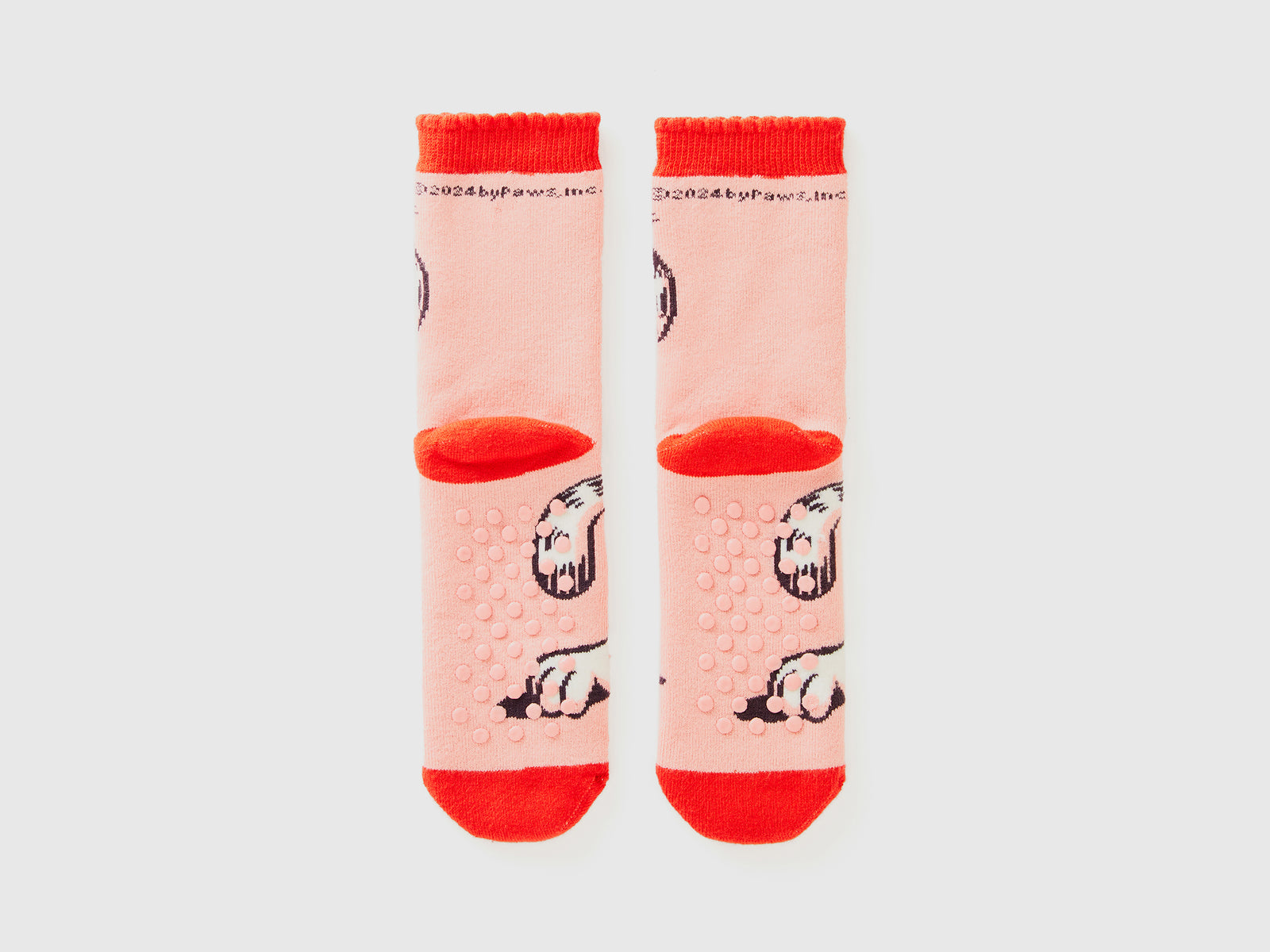 Calzini antiscivolo Garfield ©2024 by Paws, Inc. da bambino rosa 2 | Benetton Outlet