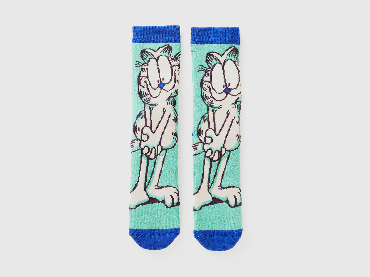 Calzini antiscivolo Garfield ©2024 by Paws, Inc. da bambino verde chiaro | Benetton Outlet