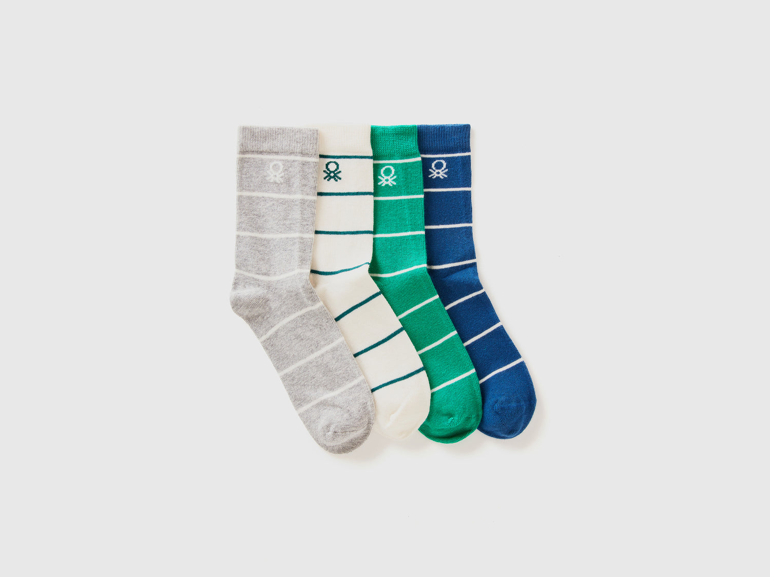 Quattro paia di calzini fantasia da bambino multi-color | Benetton Outlet