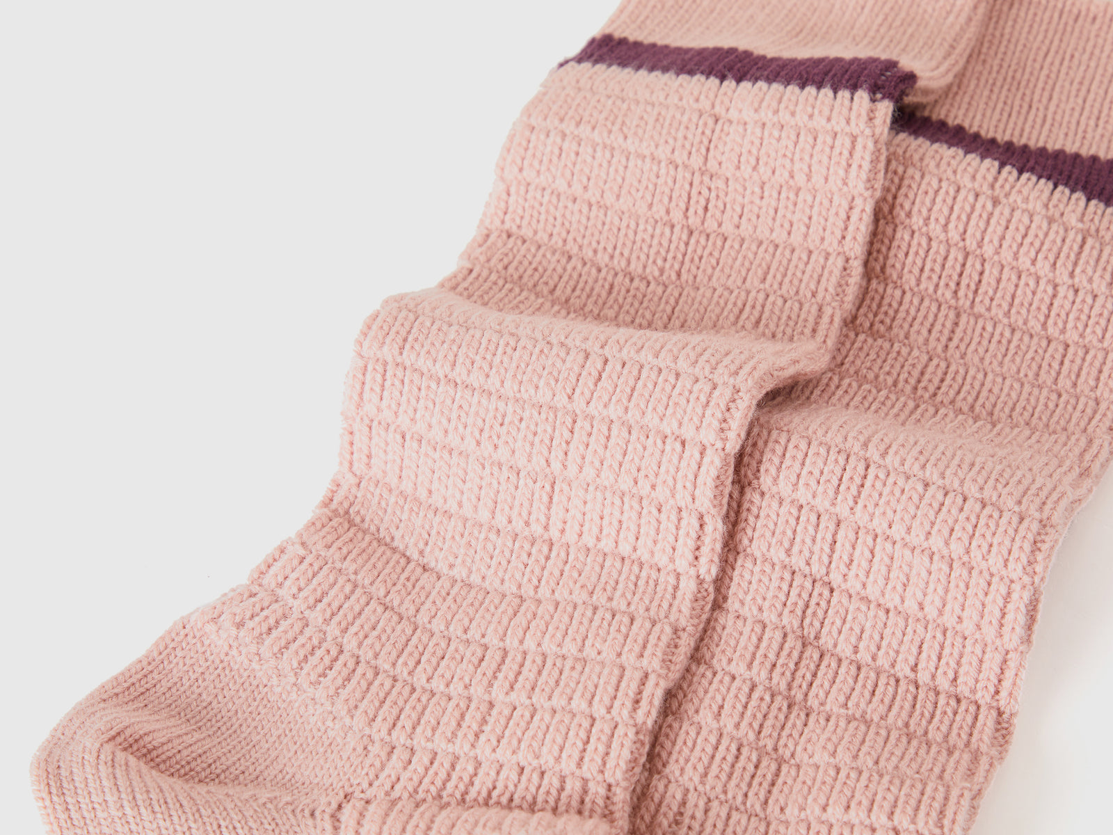 Calzini in maglia da donna rosa 2 | Benetton Outlet