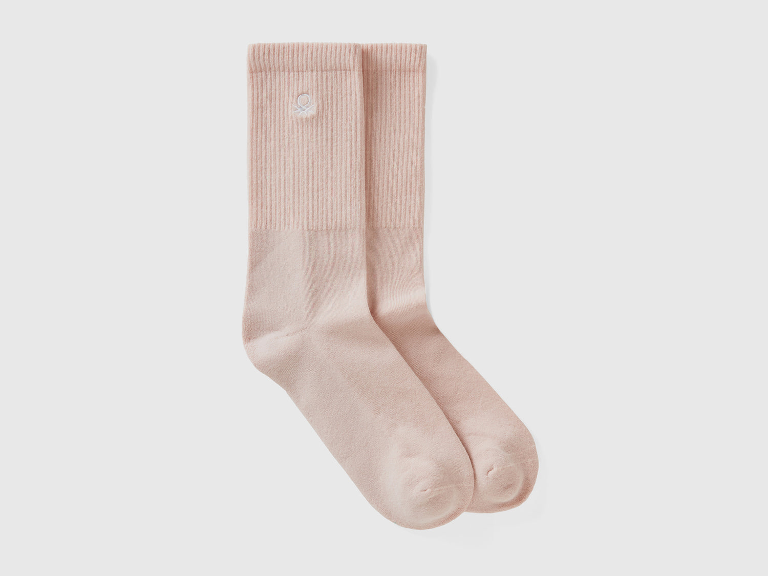 Calcetines deportivos de mezcla de algodón da uomo rosa | Benetton Outlet