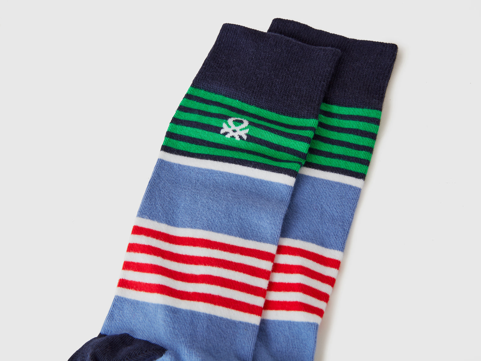 Calzini lunghi a righe da uomo multi-color 2 | Benetton Outlet