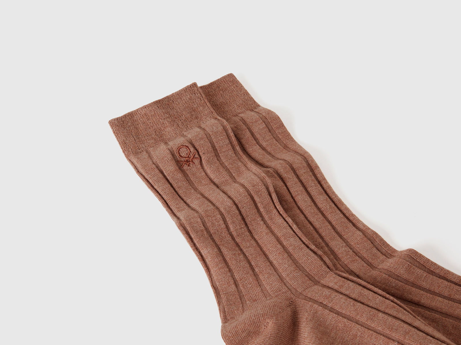 Calcetines de mezcla de cachemira da uomo bruciato 2 | Benetton Outlet