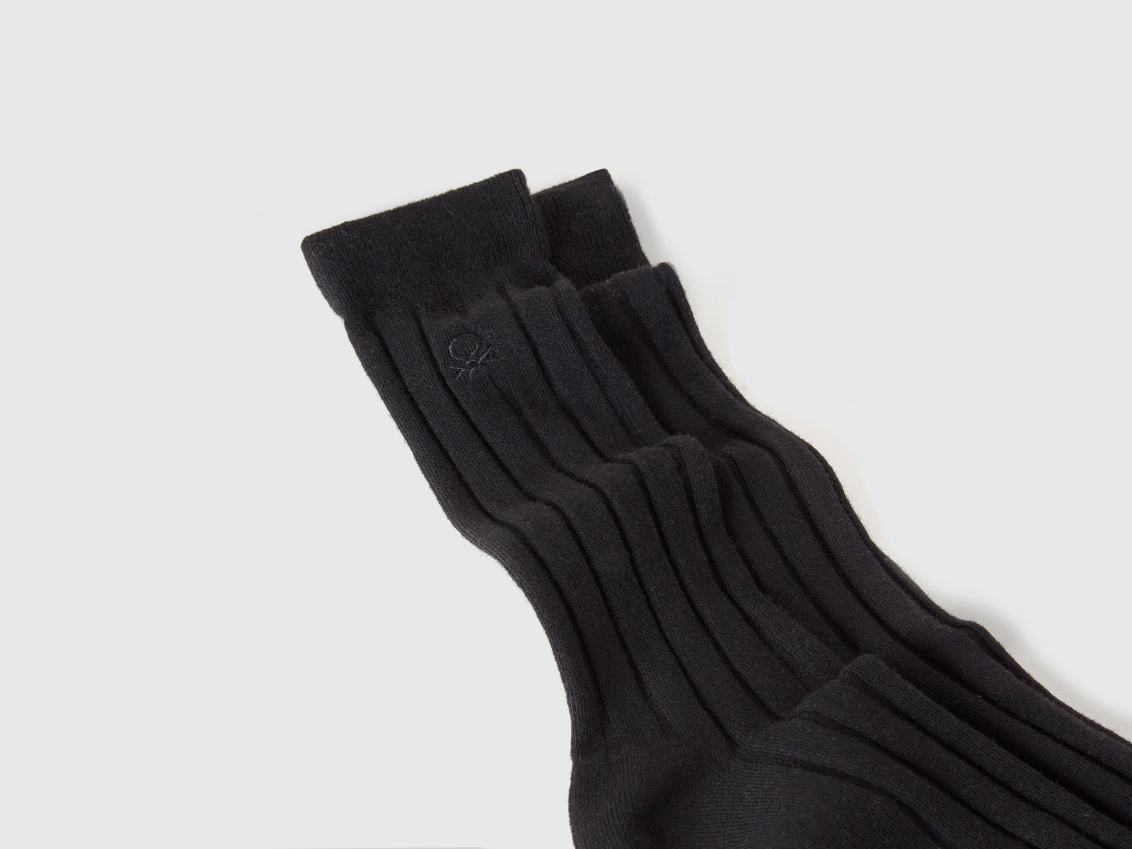 Calzini in misto cashmere da uomo nero 2 | Benetton Outlet