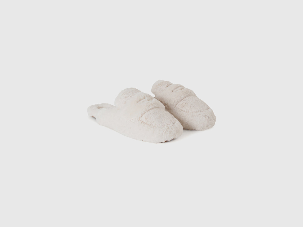 Pantofole in pelliccia sintetica