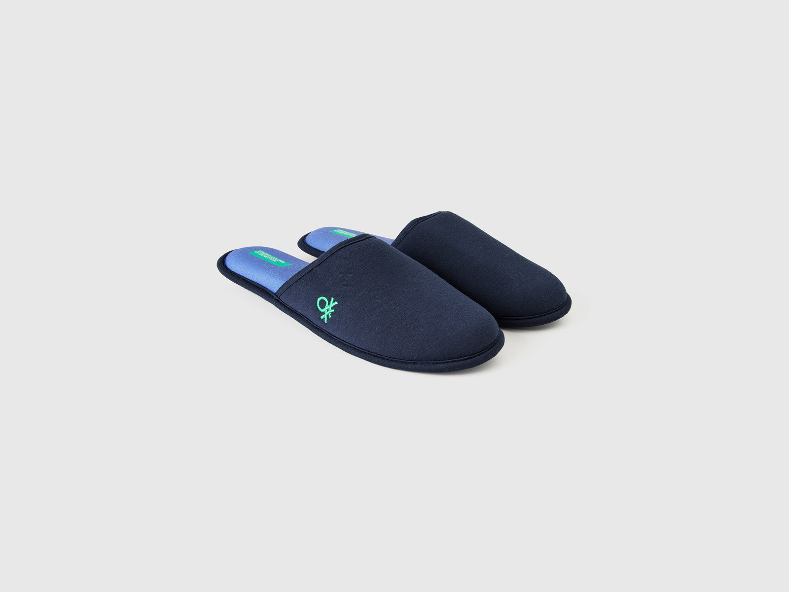 Zapatillas con logo da uomo blu scuro 3 | Benetton Outlet