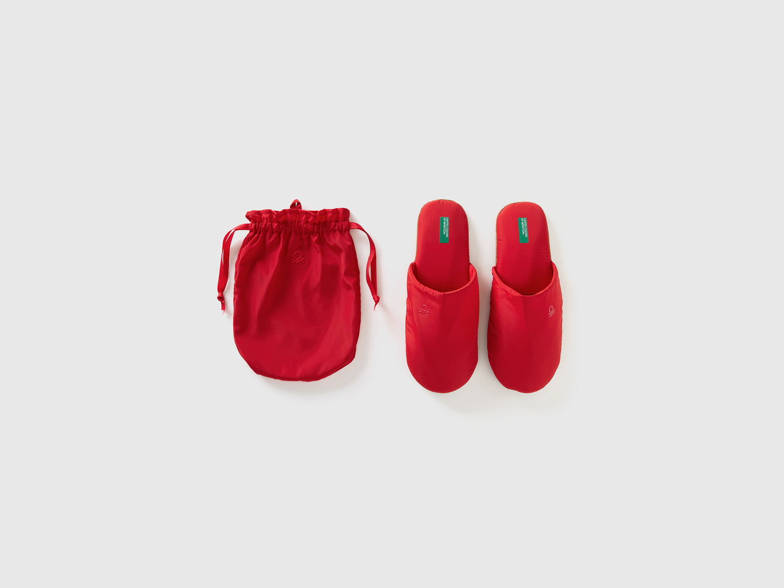 Pantofole con astuccio da uomo rosso 3 | Benetton Outlet