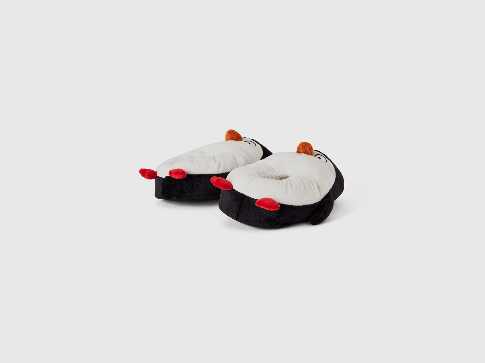 Pantofole pinguino da bambino nero 2 | Benetton Outlet