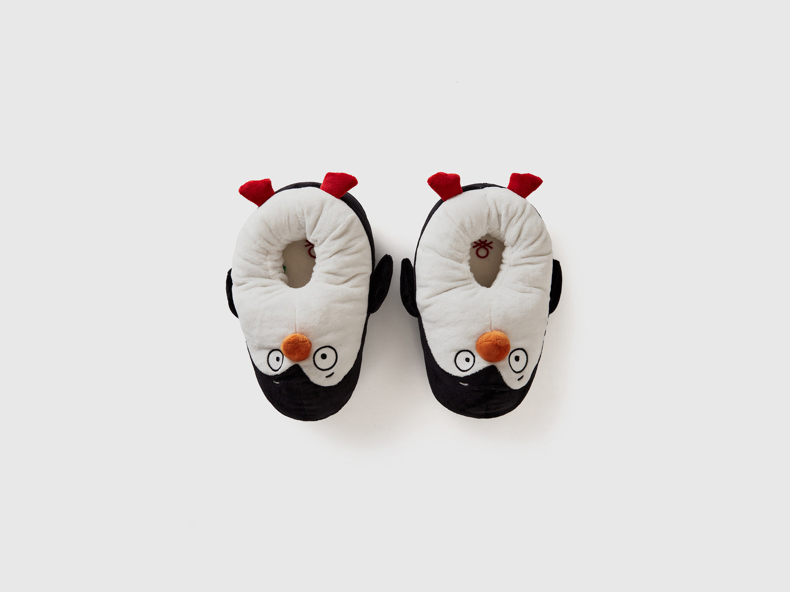 Pantofole pinguino da bambino nero 3 | Benetton Outlet