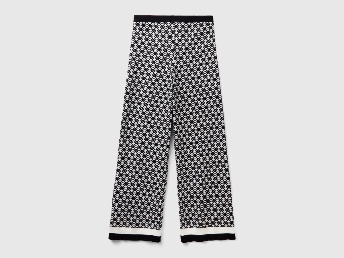 Pantaloni Monogram jacquard
