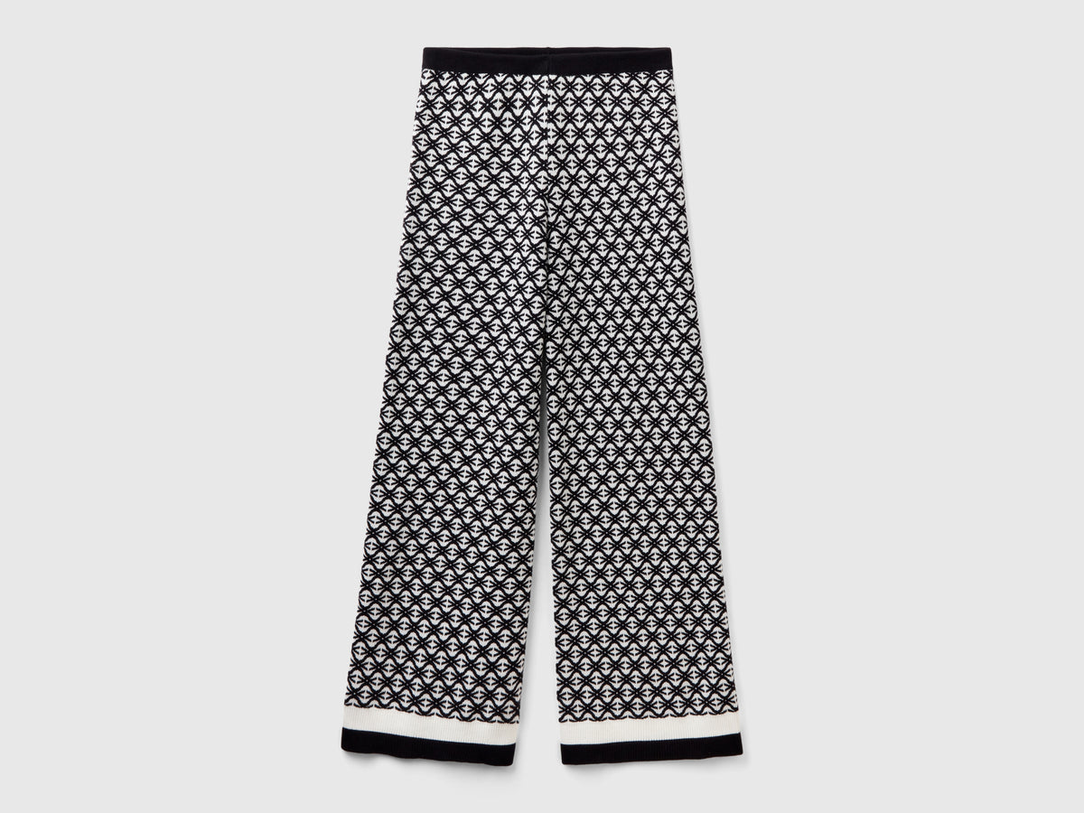 Pantaloni Monogram jacquard