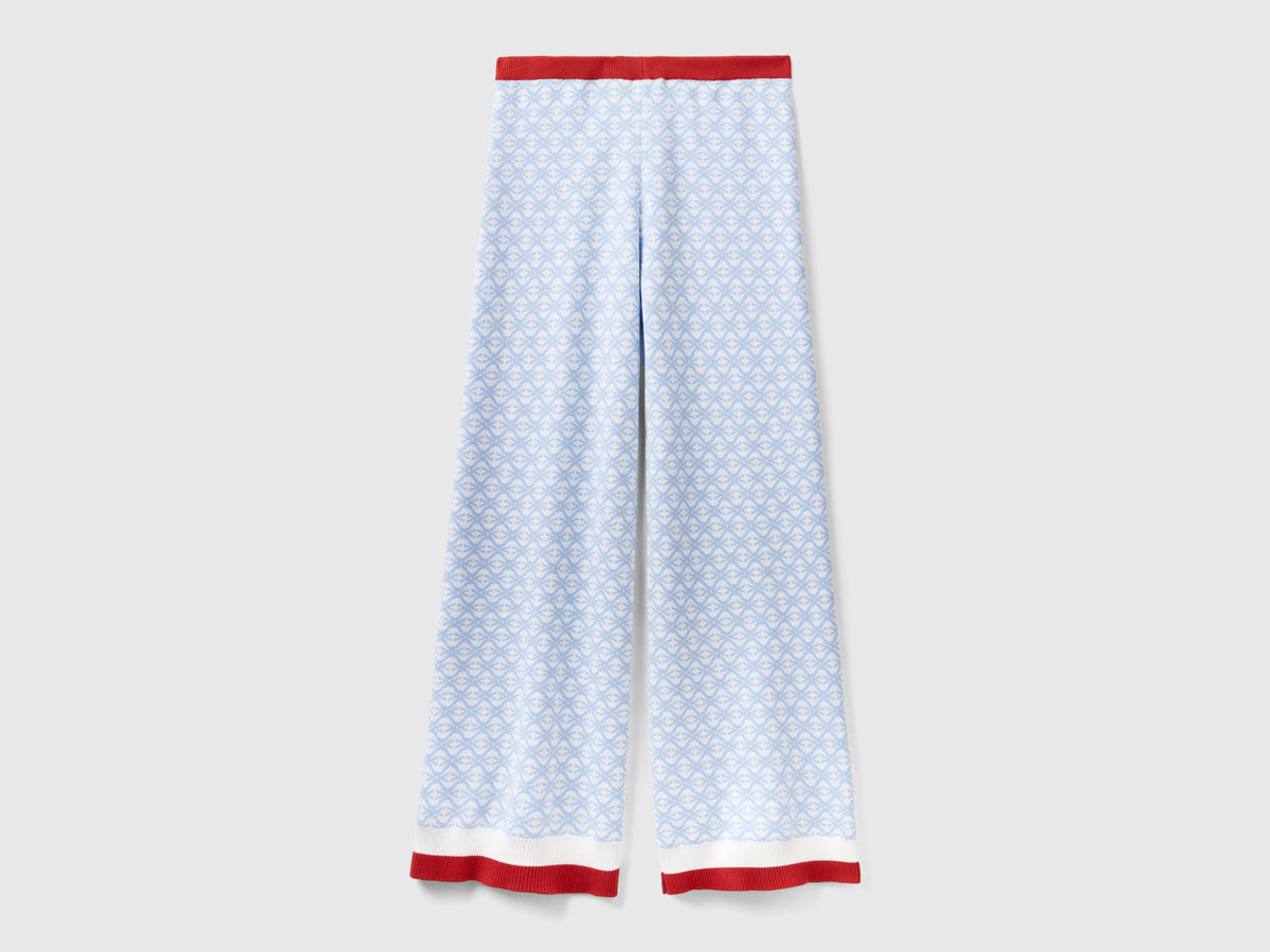 Pantaloni Monogram jacquard