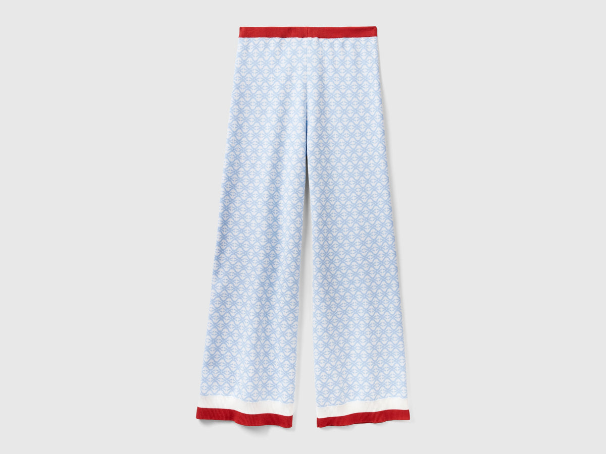 Pantaloni Monogram jacquard