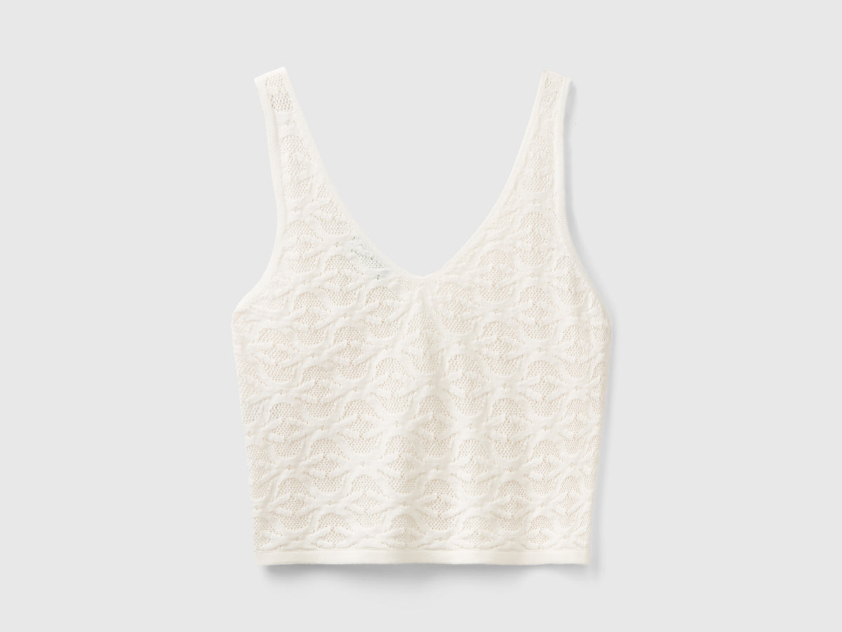 Top in maglia Monogram
