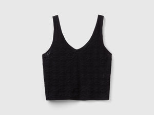 Top in maglia Monogram