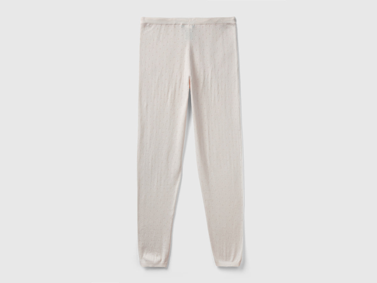 Pantaloni in maglia con coulisse